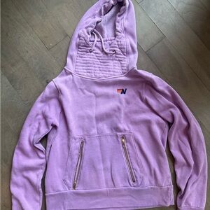 Aviator Nation light purple ninja hoodie